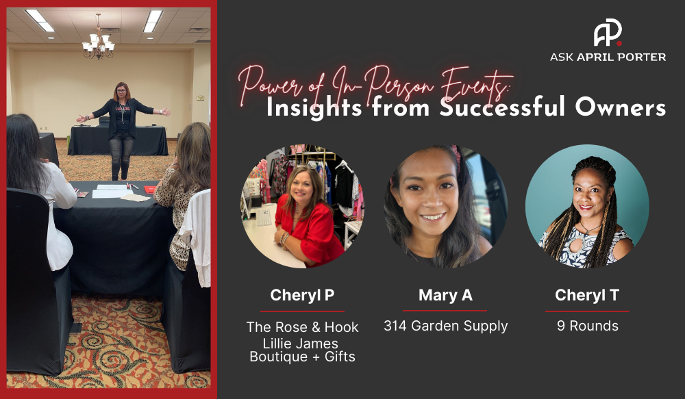 April Porter and Infinite Franchisee clients share about business success. 